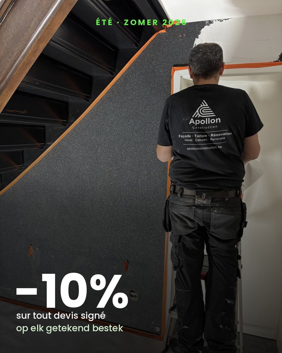 Été 2026 — −10% sur tout devis signé — Apollon Construction